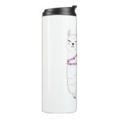No Probllama Llama Funny Thermosbeker (Gedraaid links)
