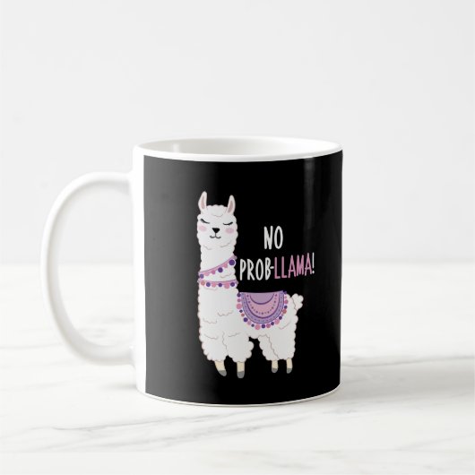 No Probllama Llama Koffiemok (Links)