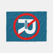 No R Word Shirt Funny Quote For Men Women  Fleece Deken (Voorkant (Horizontaal))