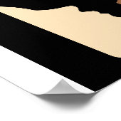 No racism with rubins vase poster (Hoek)