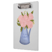 No rain no flowers watering can with flowers klembord (Links)