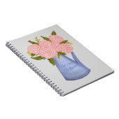 No rain no flowers watering can with flowers notitieboek (Rechterzijde)