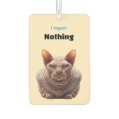 No regret Sphynx Cat Luchtverfrisser (Achterkant)