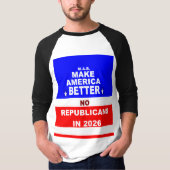 "NO Republicans" T-shirt (Voorkant)
