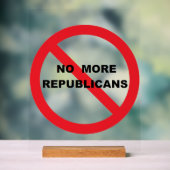 NO Repugs Acryl Bord (Neutraal)