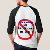"NO REPUGS" T-SHIRT (Achterkant)