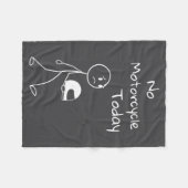 No Ride Today Funny Motorcycle Motorcycle Lovers M Fleece Deken (Voorkant (Horizontaal))