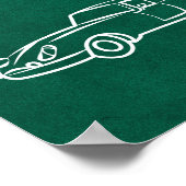 No Risk No Porsche Funny Car Quote Poster  (Hoek)