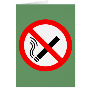 NO Roking Sign - Brits signaal
