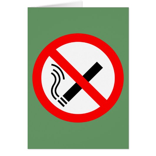 NO Roking Sign - Brits signaal (Voorkant)