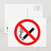NO Roking Sign - Brits signaal Briefkaart (Voorkant / Achterkant)