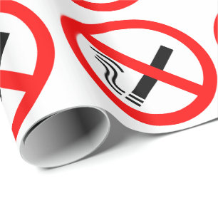 NO Roking Sign - Brits signaal Cadeaupapier