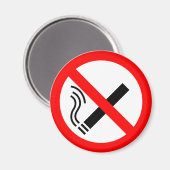 NO Roking Sign - Brits signaal Magneet (Voorkant / Achterkant)