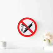 NO Roking Sign - Brits signaal Ronde Klok (Huis)