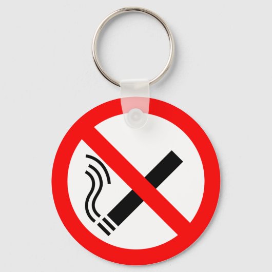 NO Roking Sign - Brits signaal Sleutelhanger (Voorkant)