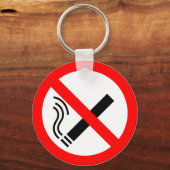 NO Roking Sign - Brits signaal Sleutelhanger (Voorkant)