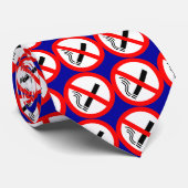 NO Roking Sign - Brits signaal Stropdas (Opgerold)