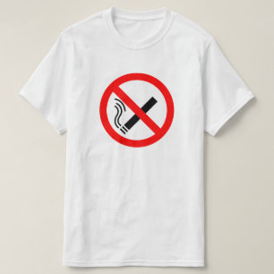 NO Roking Sign - Brits signaal T-shirt