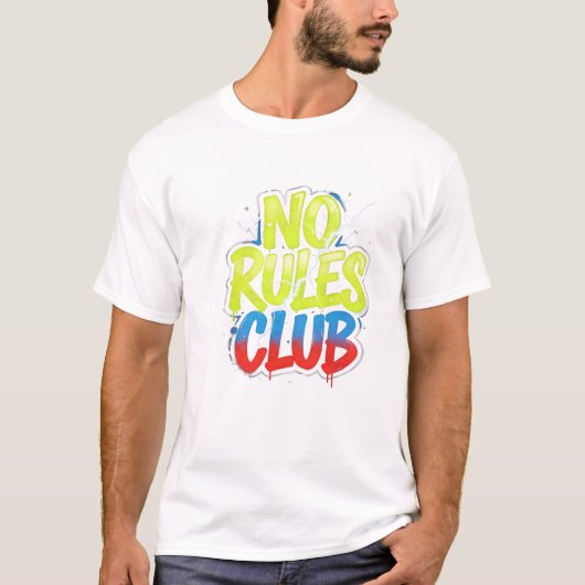 No Rules Club T-shirt (Voorkant)
