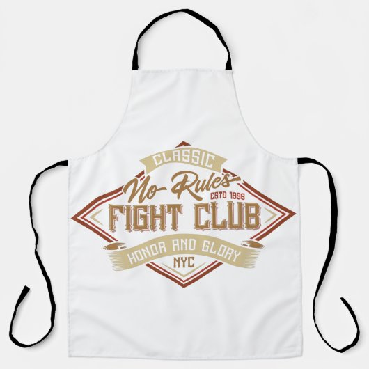 No Rules Fight Club Schort (Voorkant)