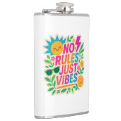 No Rules Just Vibes – Neon Gradient Kawaii-Punk Ty Heupfles (Rechts)