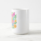 No Rules Just Vibes – Neon Gradient Kawaii-Punk Ty Koffiemok (Center)