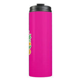 No Rules Just Vibes – Neon Gradient Kawaii-Punk Ty Thermosbeker