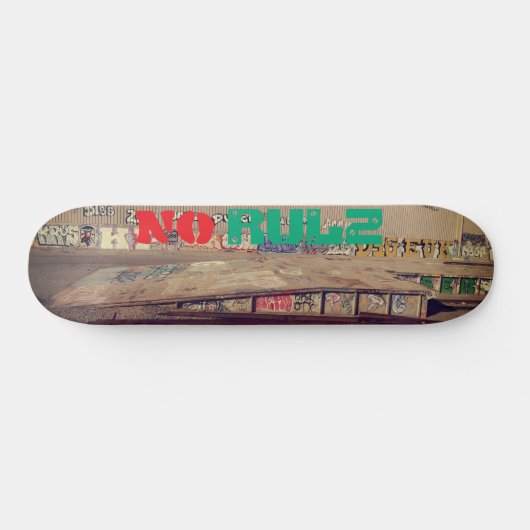 NO RULZ Skateboard (Horizontaal)