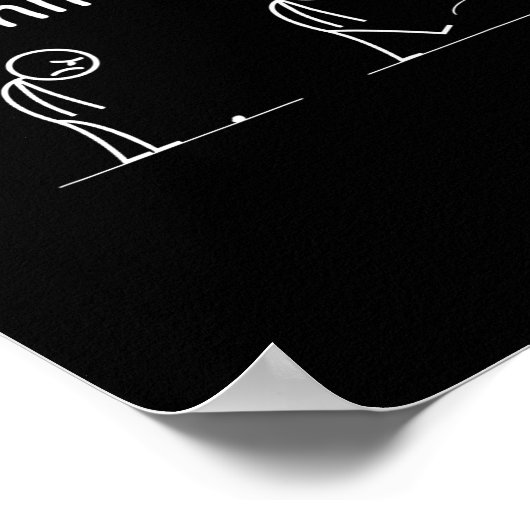 No Running Today Funny Marathon Runner Athlete Men Poster (Hoek)