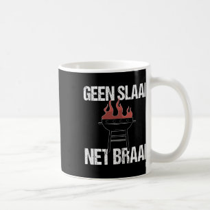 No Salad Just Braai - Grappig Afrikaans BBQ Quote  Koffiemok