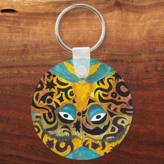 No Seeing Moth Sleutelhanger (Achterkant)