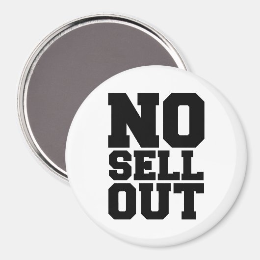 NO SELL OUT MAGNEET (Voorkant / Achterkant)
