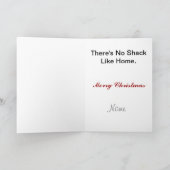 No Shack Like Home Ham Radio Kerst Kaart (Binnen)