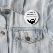 No-Shave November Pin Ronde Button 5,7 Cm (In situ)