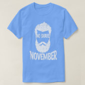 No Shave November Shebben Bart Bartwuchs 3 T-shirt (Design voorkant)