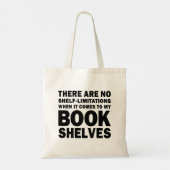 No Shelf-Limitations Bookish Lover Tote Bag (Achterkant)