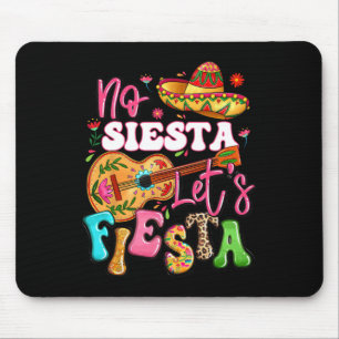 No Siesta Let's Fiesta Gitaar Cinco de Mayo Mexica Muismat