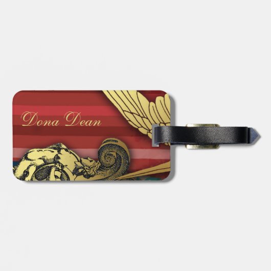 No-Signal - Cheeky Lady Bagagelabel (Achterkant horizontaal)