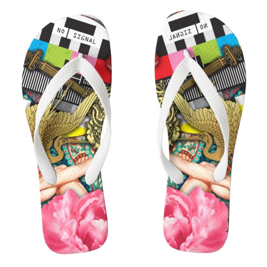No-Signal - Cheeky Lady Flip Flops (Voetbed)