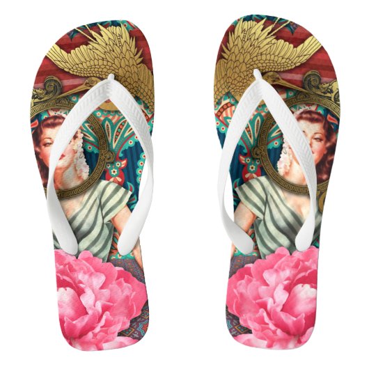 No-Signal - Cheeky Lady Flip Flops (Voetbed)