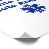 No Sir I Said Your Wife Has Acute Angina Funny Med Poster (Hoek)