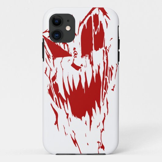 No Sleep - Rood op Witte Halloween iPhone 5 Hoesje (Achterkant)
