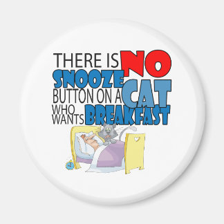 No Snooze Cat Bed Magneet