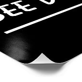 No Soliciting, See Dog For Details Funny Perfect Poster (Hoek)