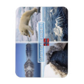 NO Spitsbergen - Svalbard - Fjord - Polar Beer - Magneet (Verticaal)