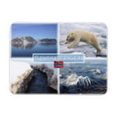 NO Spitsbergen - Svalbard - Fjord - Polar Beer - Magneet (Horizontaal)