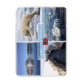 NO Spitsbergen - Svalbard - Fjord - Polar Beer - Magneet (Verticaal)