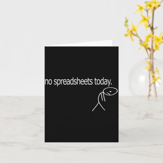 No Spreadsheets Today Accounting Spreadsheets Acco Kaart (Gele Bloem)