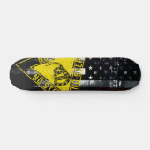 NO STEP Gadsden Snake Industrial American Flag Persoonlijk Skateboard (Horizontaal)