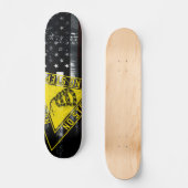 NO STEP Gadsden Snake Industrial American Flag Persoonlijk Skateboard (Voorkant)
